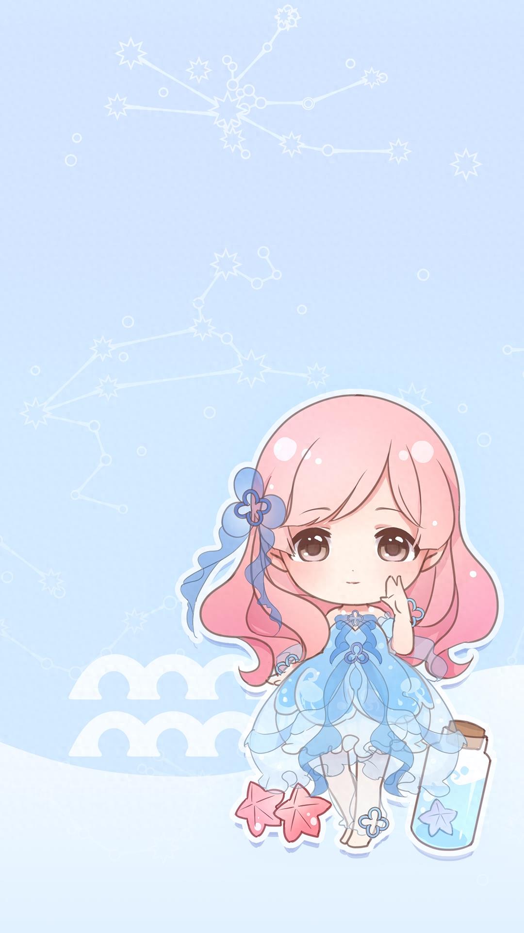 奇迹暖暖 十二星座 可爱Q版 卡通动漫壁纸