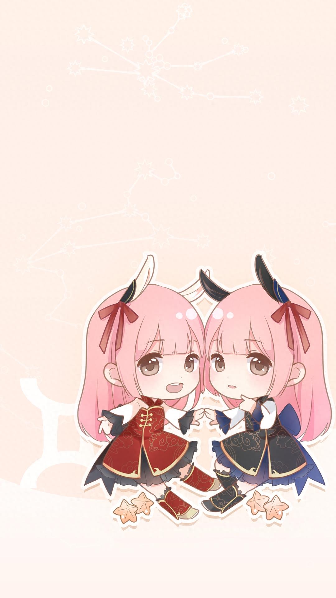 奇迹暖暖 十二星座 可爱Q版 卡通动漫壁纸