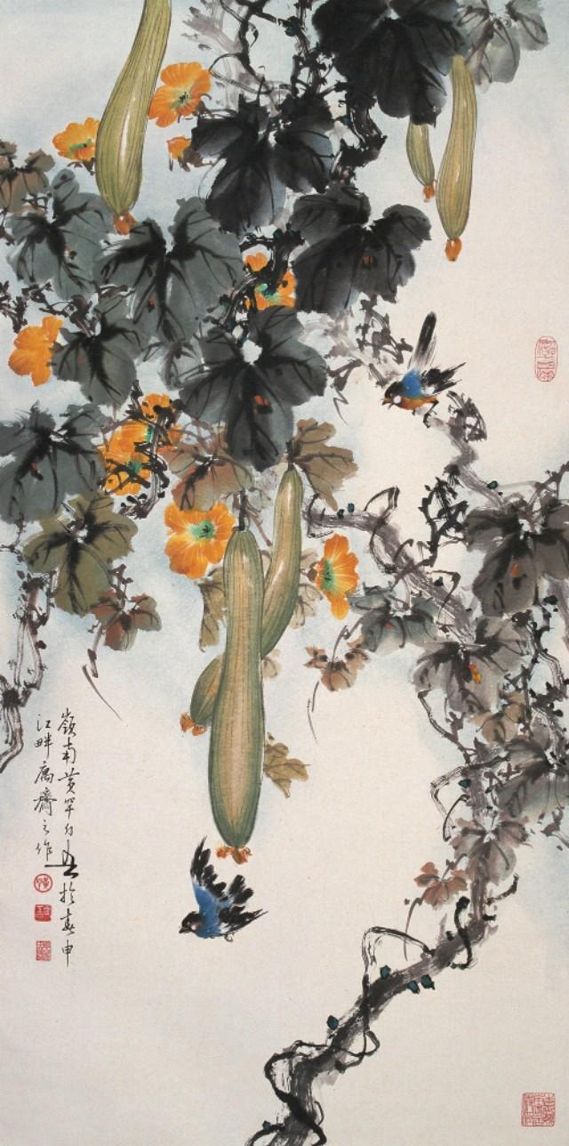 南瓜寓意是什么（盘点国画里的瓜果蔬菜美好寓意）