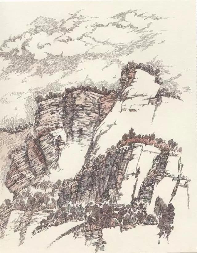 简单好画的风景速写 初学者（风景速写不会画）(23)