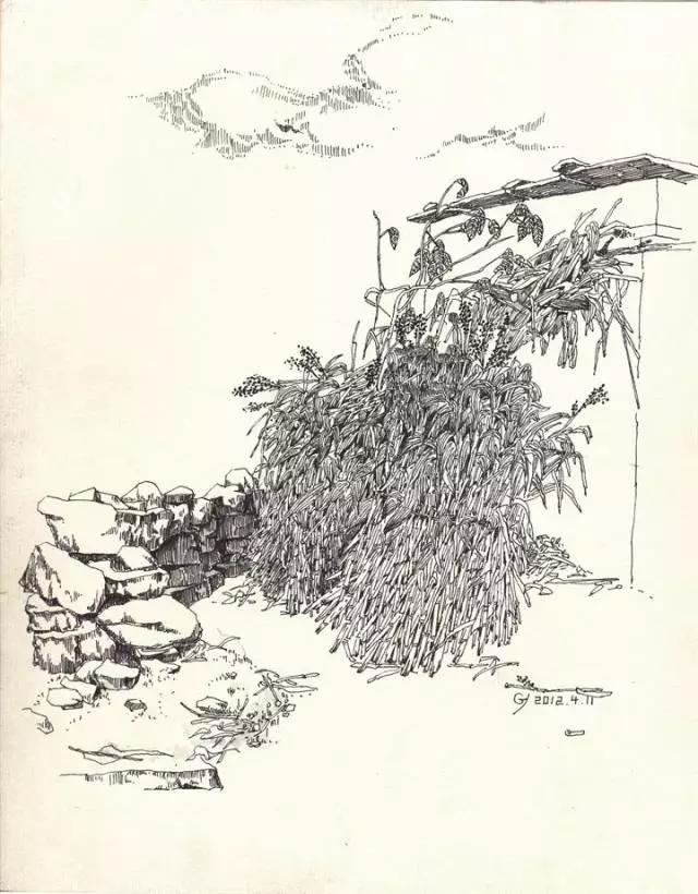 简单好画的风景速写 初学者（风景速写不会画）(18)