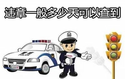 ​违章一般多少天可以查到(违章结果的查日期范围)
