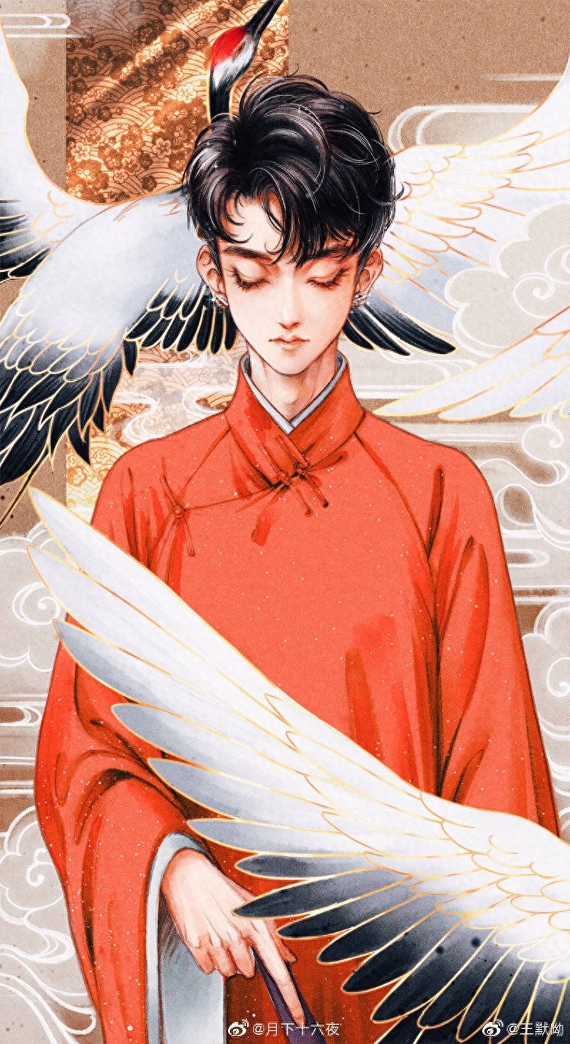 张云雷古风动画壁纸来了，辫儿哥哥真的骨子里都透着一股仙气