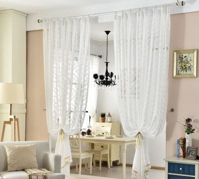 晚上拉纱帘外面能看到吗