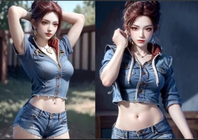 ​绝世唐门女神穿现代装，马小桃清凉装扮无比火辣，小舞也太清纯了