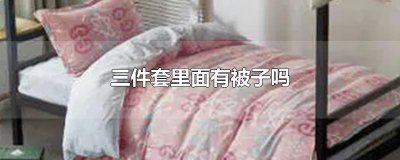 ​三件套里面有被子吗