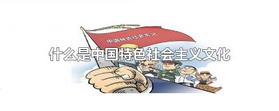 ​什么是中国特色社会主义文化