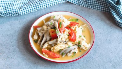 ​口蘑和什么一起炒好吃