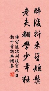 ​老夫少年狂全诗