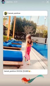 ​昆凌26岁生活照（昆凌带6岁女儿豪宅内游泳）