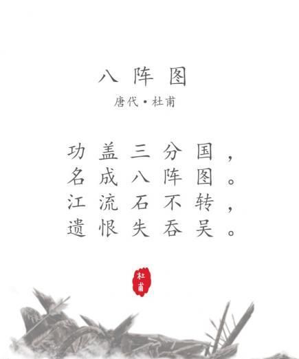 古诗八阵图的意思是什么