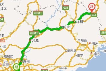 长深高速起点和终点