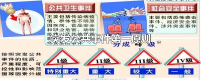 ​突发公共事件第一原则