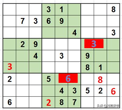 数独九宫格快速挑战高难度讲解(玩转数独之九宫数独高级技巧解题实例)(1)