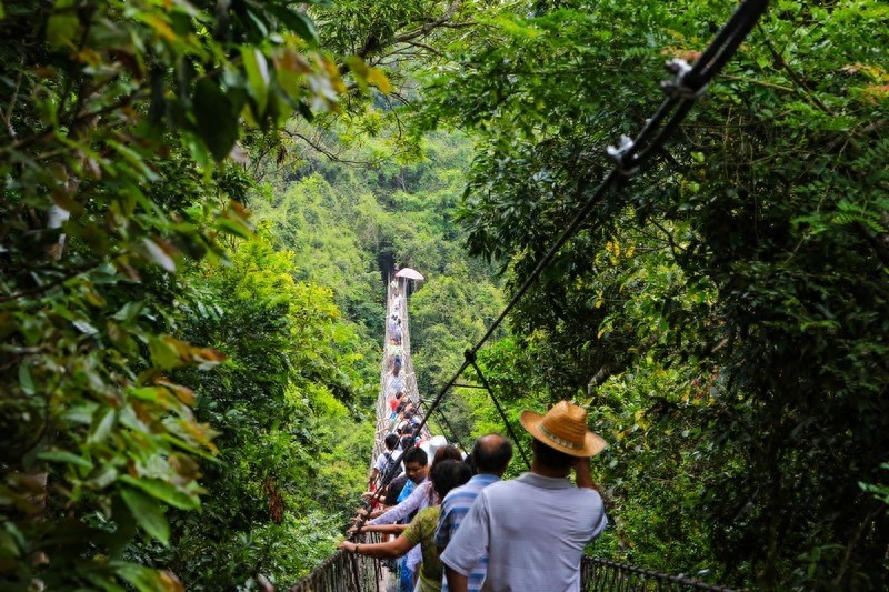 亚龙湾热带天堂森林公园，滨海山地生态观光兼生态度假型森林公园