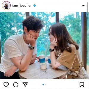 ​陈乔恩与艾伦领证后秀婚戒，两人婚后自驾游，幸福感满满