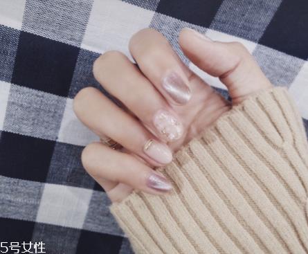 焦糖南瓜色美甲推荐 超级温柔