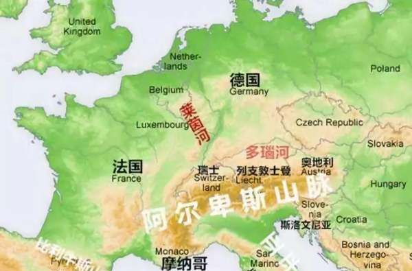 阿尔卑斯山脉在哪里,阿尔卑斯山在瑞士哪里城市图2