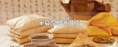 ​半夏厚朴汤方歌 半夏厚朴汤标准配方