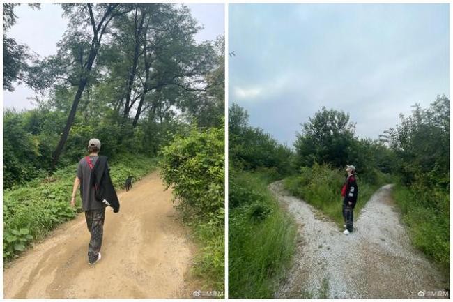 鹿晗晒与邓超秋游合照画风清奇 网友调侃