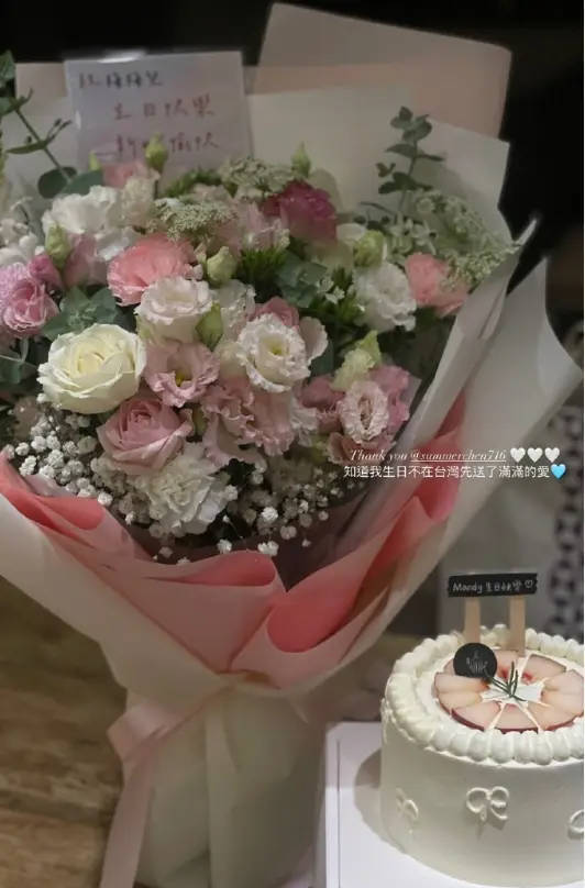 Mandy回台北提前庆生 晒出汪小菲儿女送的生日礼物