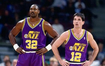 ​NBA传奇球星卡尔·马龙的强壮身体与坚韧精神