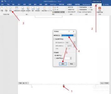 ​word中如何设置不同的页码（学会这几个技巧）