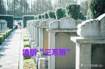 ​清明节将至，上坟有讲究，牢记“三不带”福气自然来，尊重老传统
