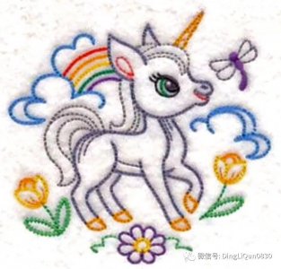 ​「刺绣作品」30个简笔画风格的可爱刺绣图案